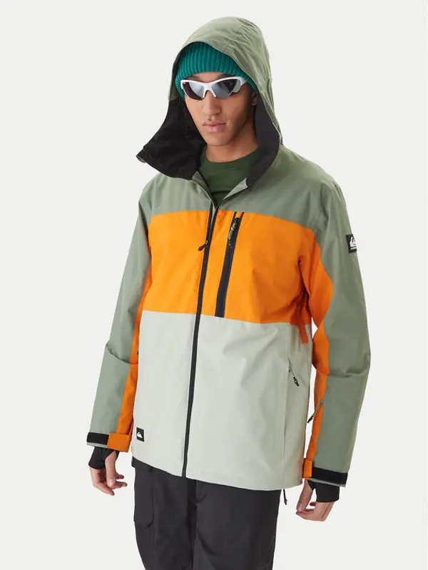 Quiksilver Quiksilver Snowboard jakna Sycamore EQYTJ03457 Zelena Modern Fit