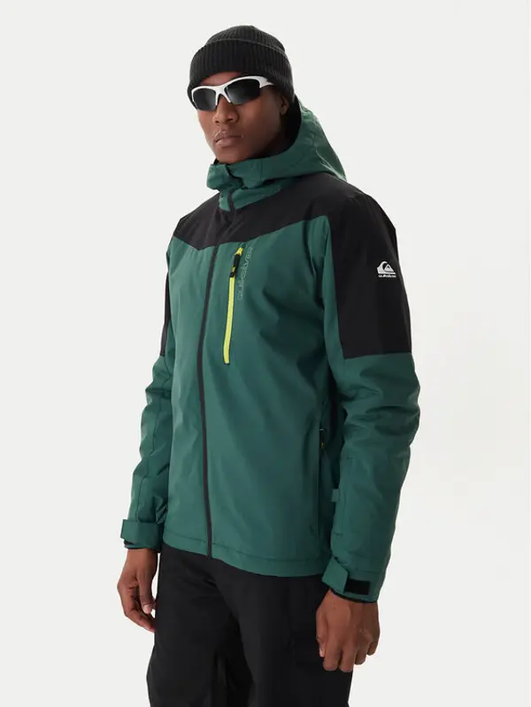 Quiksilver Quiksilver Snowboard jakna Titano EQYTJ03513 Zelena Slim Fit