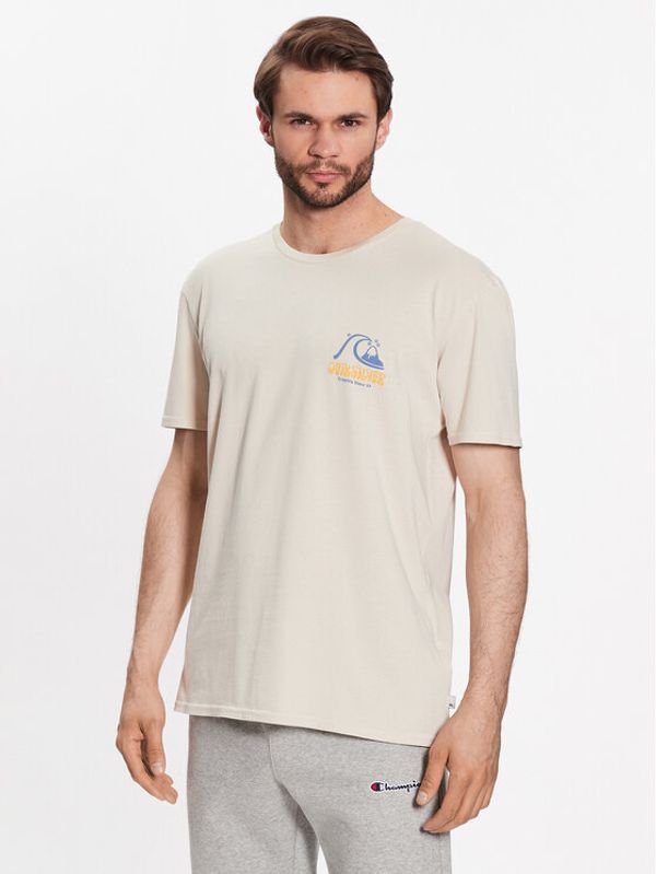 Quiksilver Quiksilver T-shirt Arts In Palm EQYZT07249 Bež Regular Fit