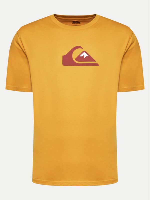 Quiksilver Quiksilver T-shirt Comp Logo EQYZT07658 Žuta Regular Fit