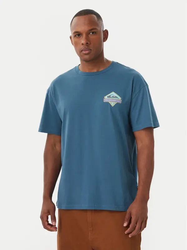 Quiksilver Quiksilver T-shirt Crystal Jet EQYZT08023 Plava Regular Fit