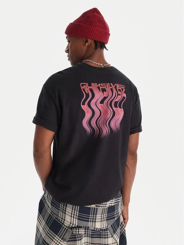 Quiksilver Quiksilver T-shirt Elderberry EQYZT08200 Crna Regular Fit