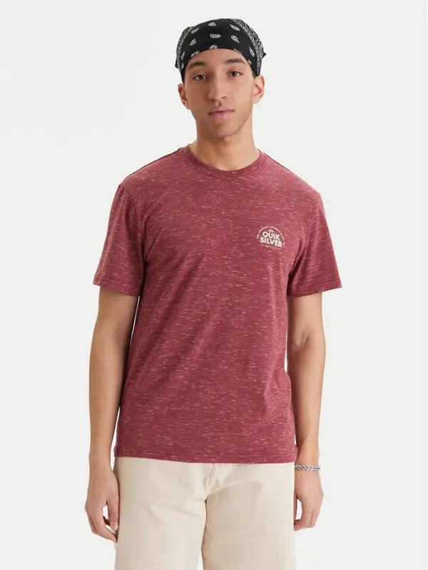 Quiksilver Quiksilver T-shirt EQYKT04416 Tamnocrvena Regular Fit