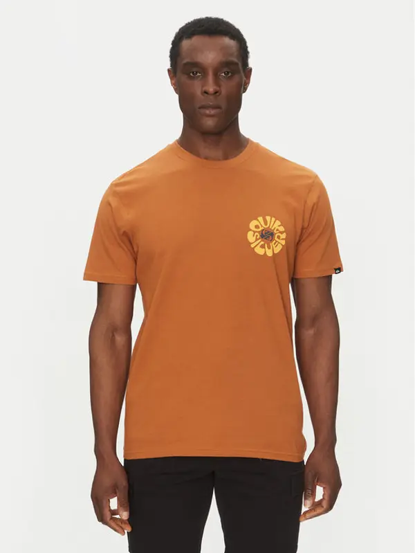Quiksilver Quiksilver T-shirt EQYZT08036 Smeđa Regular Fit