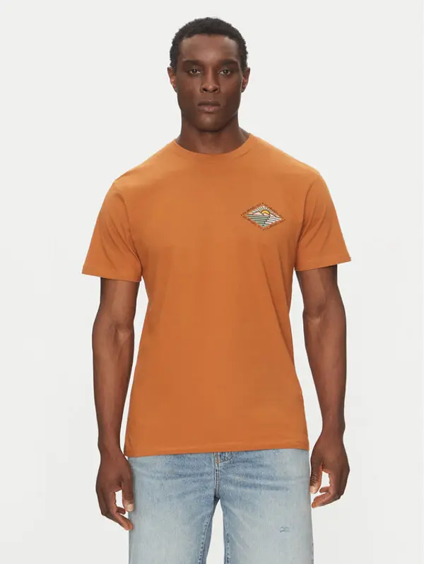 Quiksilver Quiksilver T-shirt EQYZT08038 Smeđa Regular Fit