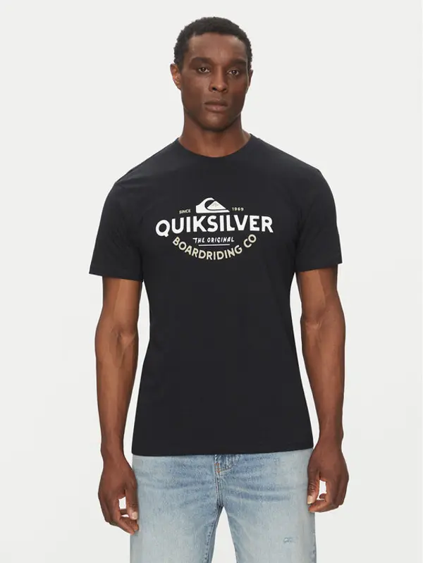 Quiksilver Quiksilver T-shirt EQYZT08064 Crna Regular Fit