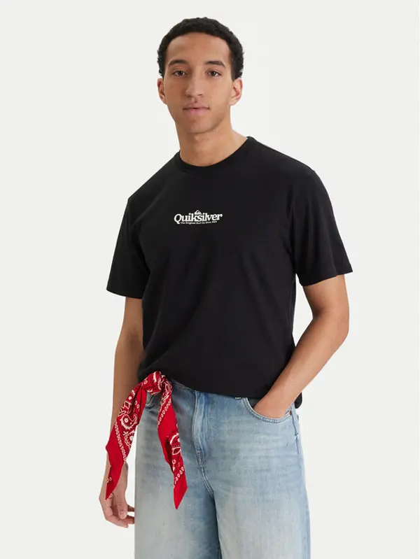 Quiksilver Quiksilver T-shirt EQYZT08174 Crna Regular Fit