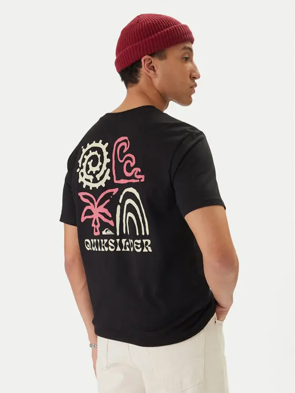 Quiksilver Quiksilver T-shirt EQYZT08307 Crna Regular Fit
