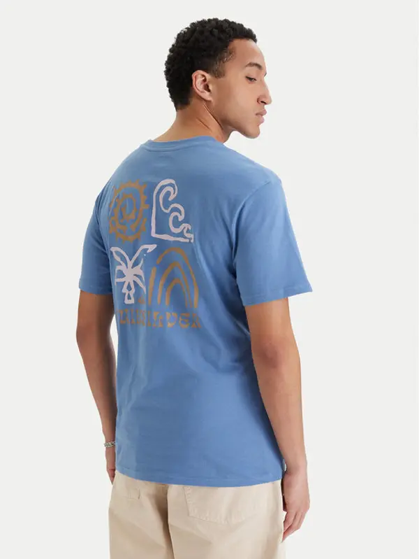 Quiksilver Quiksilver T-shirt EQYZT08307 Plava Regular Fit