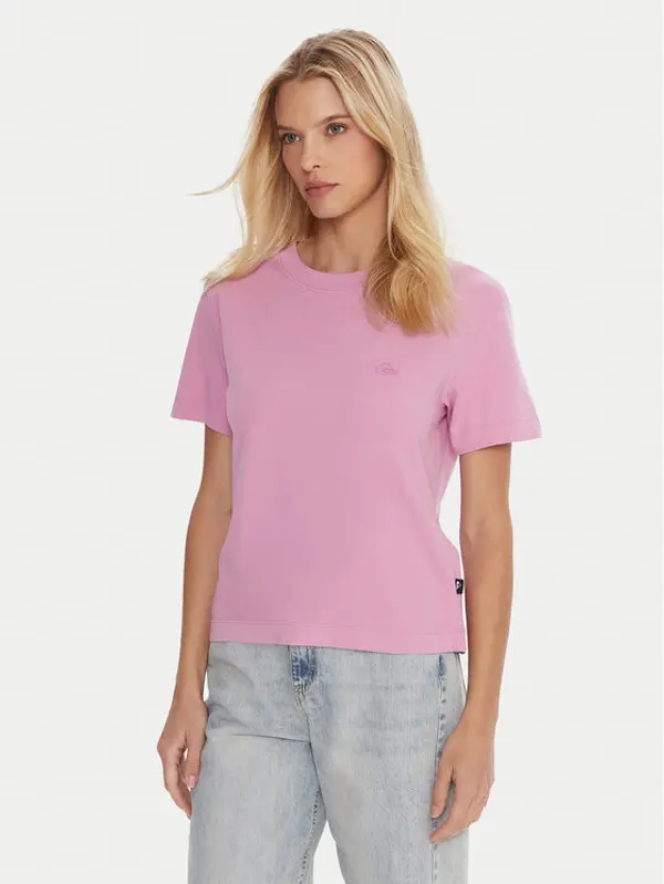 Quiksilver Quiksilver T-shirt Essential EQWZT03196 Ljubičasta Regular Fit