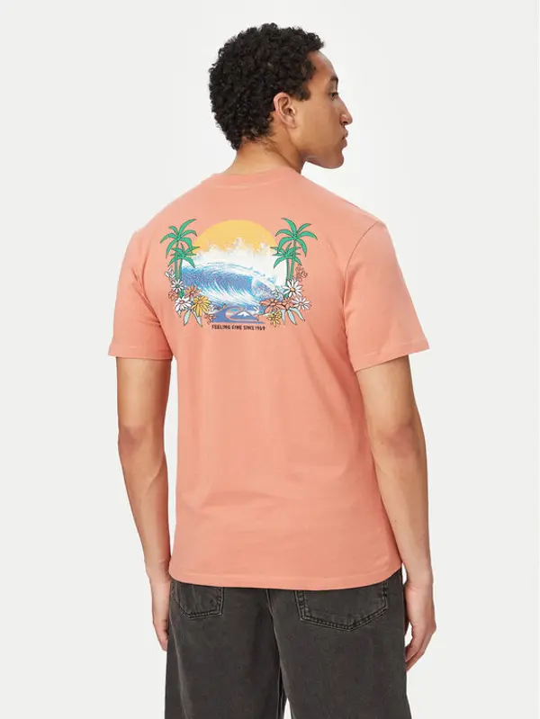 Quiksilver Quiksilver T-shirt EV Barrel Paradise EQYZT08285 Svijetlo roza Regular Fit