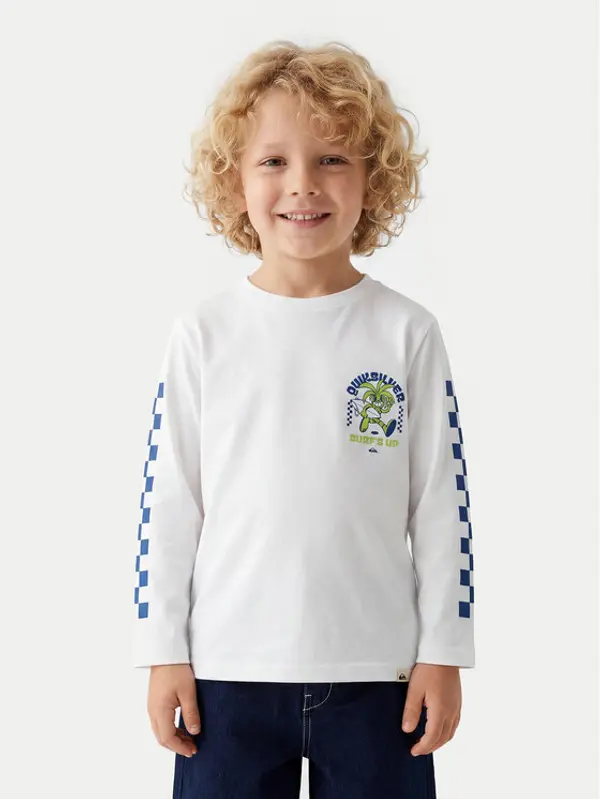 Quiksilver Quiksilver T-shirt Ev Bloomsday EQKZT03572 Bijela Regular Fit