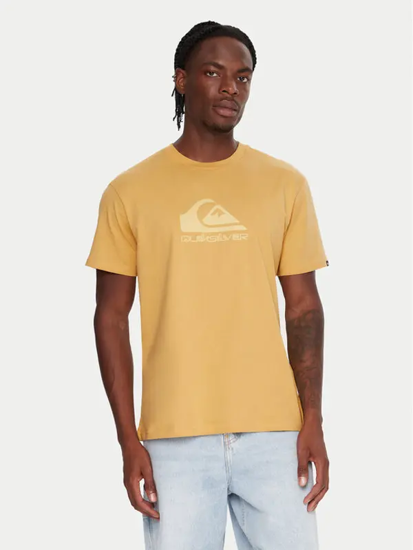Quiksilver Quiksilver T-shirt Ev Comp Logo EQYZT08182 Žuta Regular Fit