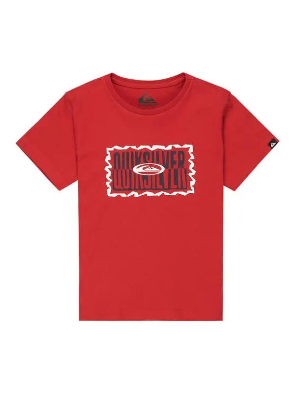 Quiksilver Quiksilver T-shirt Ev Gotam Foam EQKZT03568 Crvena Regular Fit