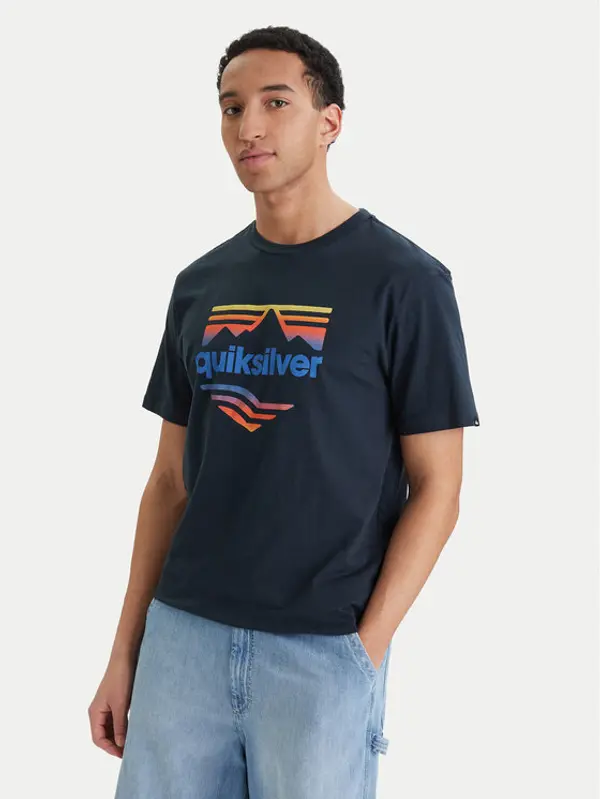 Quiksilver Quiksilver T-shirt EV Horizon Fade EQYZT08289 Tamnoplava Regular Fit