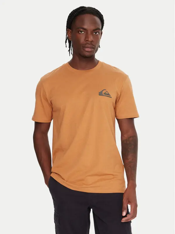 Quiksilver Quiksilver T-shirt Ev Mini Logo Ss EQYZT08181 Narančasta Regular Fit