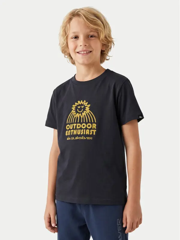 Quiksilver Quiksilver T-shirt Ev Spot On EQKZT03571 Tamnoplava Regular Fit