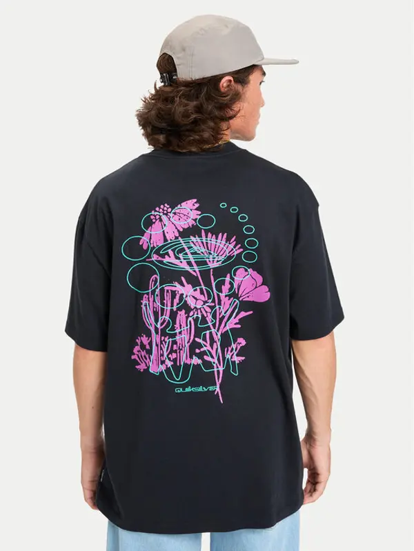 Quiksilver Quiksilver T-shirt Hw Desert Paradise EQYZT08200 Crna Comfort Fit