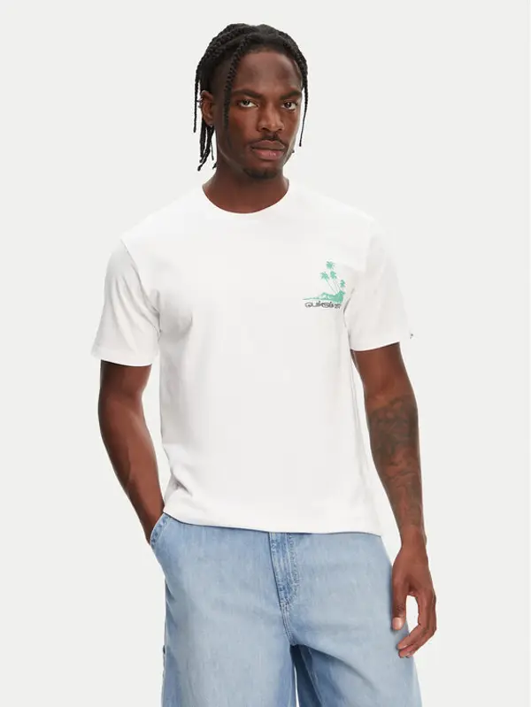 Quiksilver Quiksilver T-shirt Palm Lines Ss EQYZT08057 Bijela