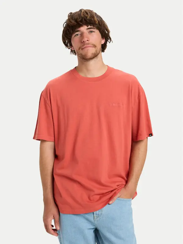 Quiksilver Quiksilver T-shirt Salt Water EQYZT08204 Tamnocrvena Regular Fit