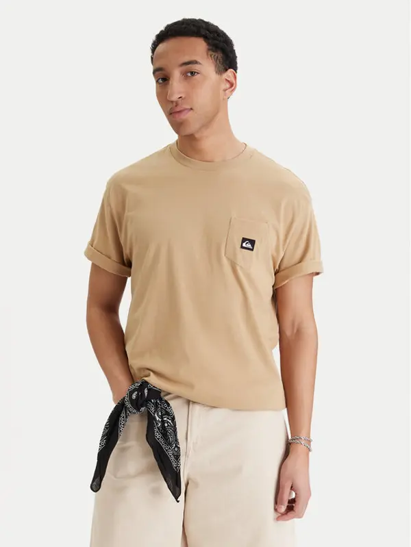 Quiksilver Quiksilver T-shirt Salt Water EQYZT08205 Bež Comfort Fit