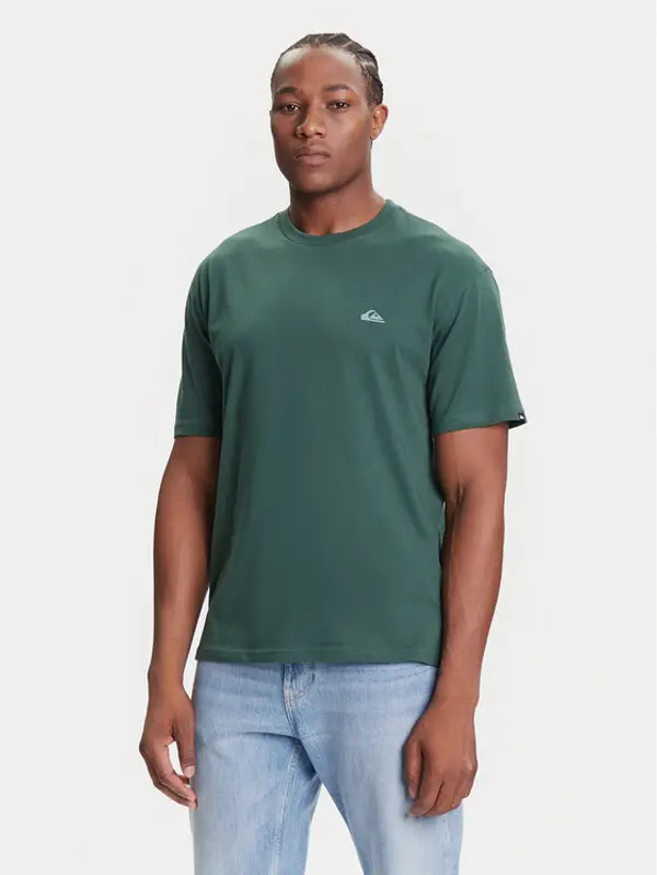 Quiksilver Quiksilver T-shirt Salt Water Ss EQYZT08204 Zelena Regular Fit