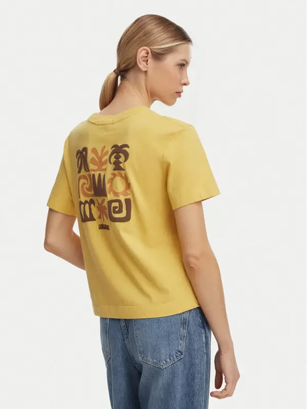 Quiksilver Quiksilver T-shirt Standard  EQWZT03197 Žuta Regular Fit