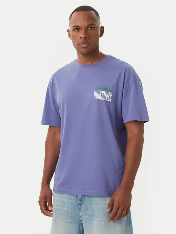 Quiksilver Quiksilver T-shirt World Force EQYZT08020 Ljubičasta Regular Fit