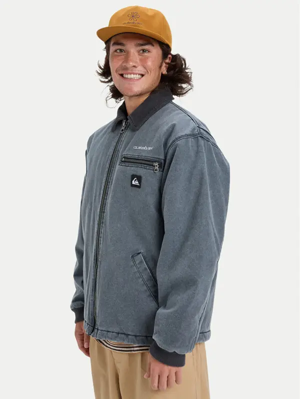 Quiksilver Quiksilver Traper jakna Shaper Pad EQYJK04174 Siva Regular Fit