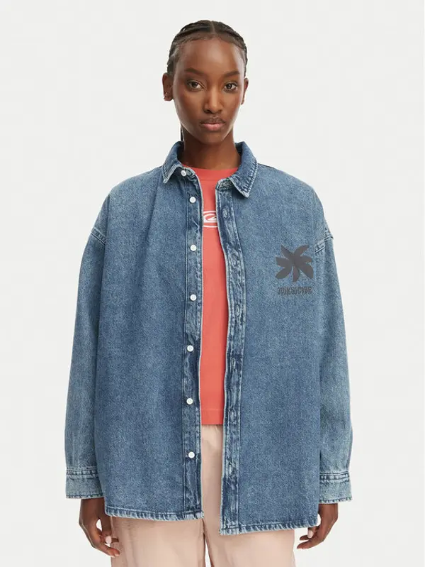 Quiksilver Quiksilver traper košulja Rahmat  EQWWT03150 Plava Regular Fit
