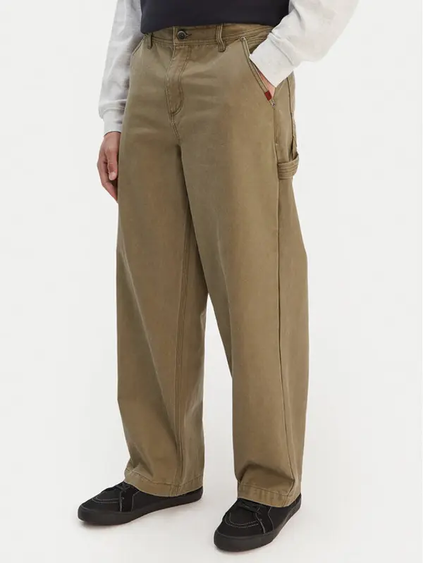 Quiksilver Quiksilver Traperice Mercury Straight Out EQYNP03325 Bež Wide Leg