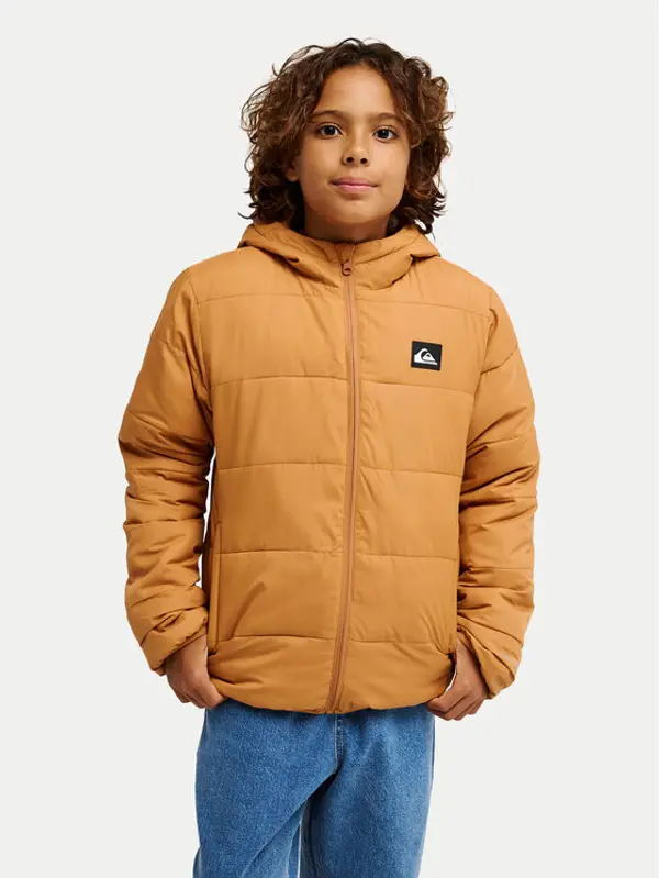 Quiksilver Quiksilver Zimska jakna Scaly Reversible EQBJK03347 Narančasta Regular Fit