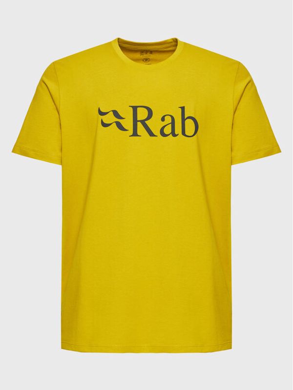 Rab Rab T-shirt Stance Logo QCB-08-SU Narančasta Regular Fit