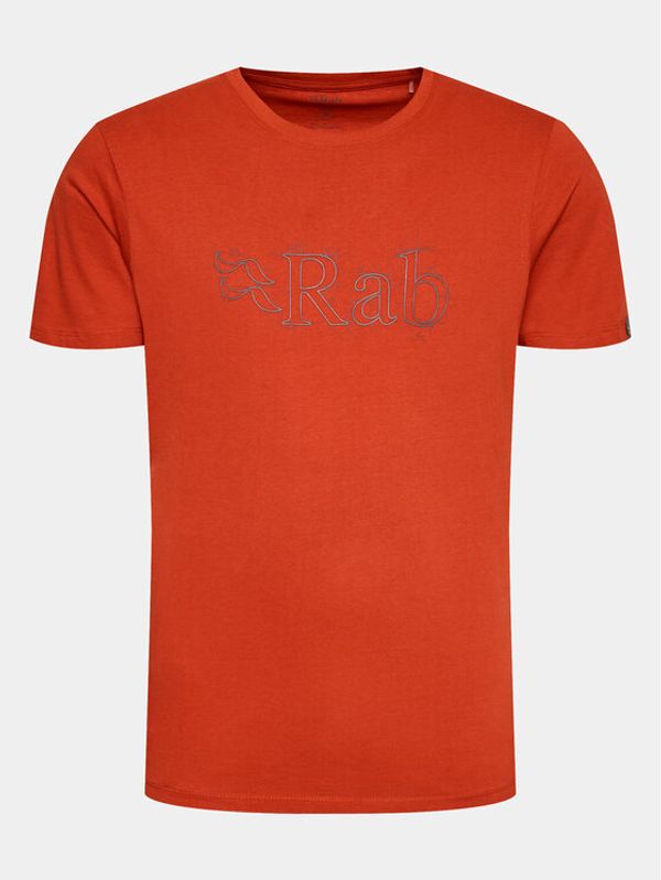 Rab Rab T-shirt Stance QCB-33 Crvena Regular Fit