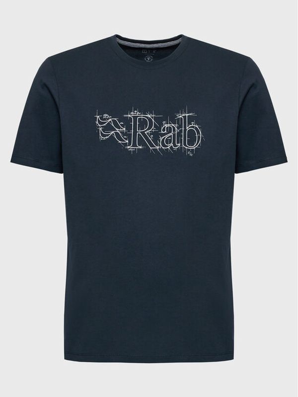 Rab Rab T-shirt Stance Stretch QCB-33-BE Tamnoplava Regular Fit