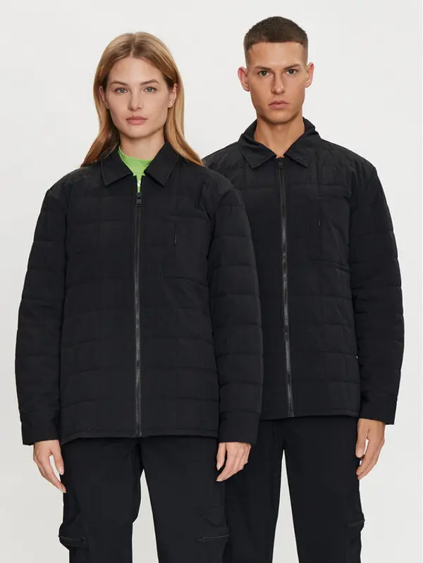 Rains Rains Košulja Giron Liner Overshirt T1 19420 Crna Regular Fit
