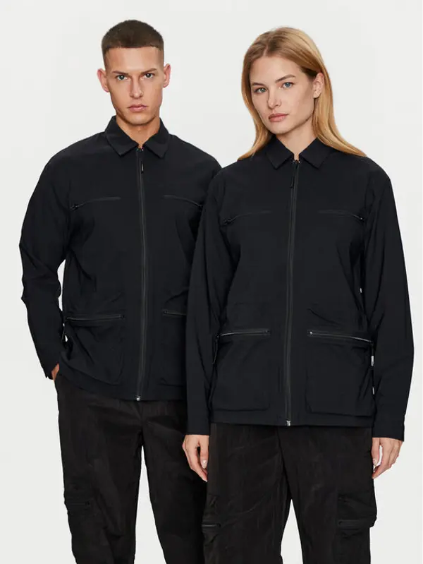 Rains Rains Košulja Tomar Overshirt 19320 Crna Regular Fit