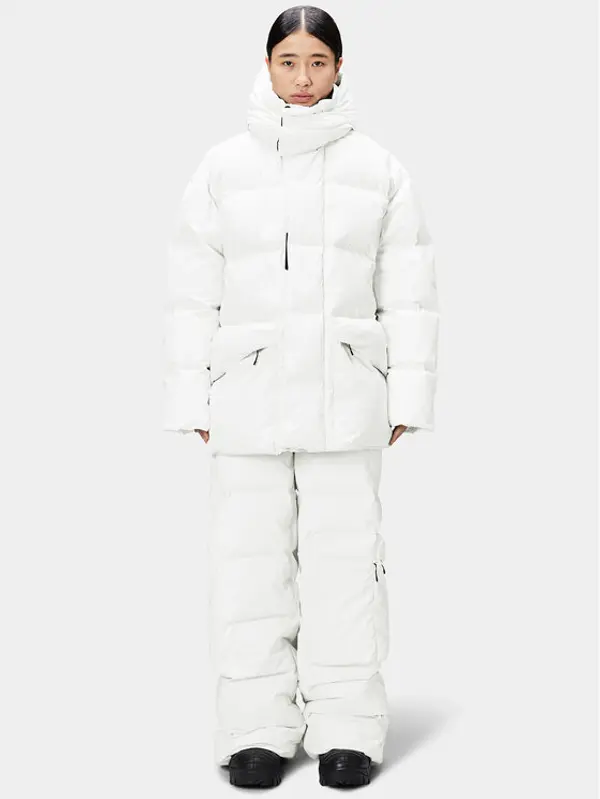 Rains Rains Pernata jakna 15050 Bijela Regular Fit