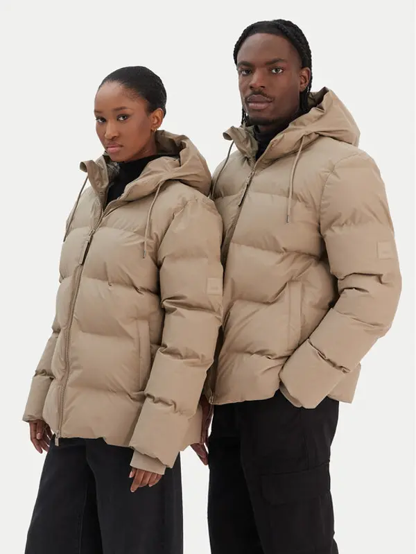 Rains Rains Zimska jakna Unisex 15120 Bež Regular Fit