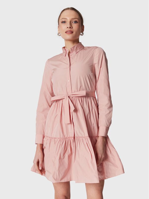 Red Valentino Red Valentino Haljina košulja 1R0VAFP51FP Ružičasta Regular Fit