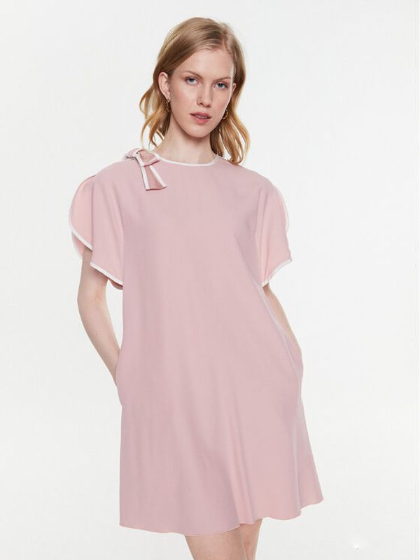 Red Valentino Red Valentino Haljina za svaki dan 2R3VAGK50W7 Ružičasta Regular Fit