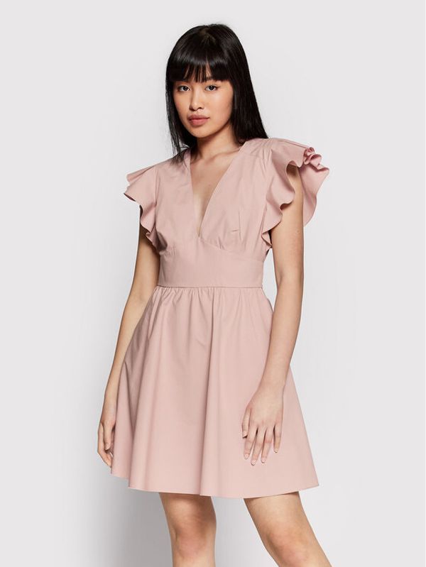 Red Valentino Red Valentino Ljetna haljina XR0VAEF0 Ružičasta Regular Fit