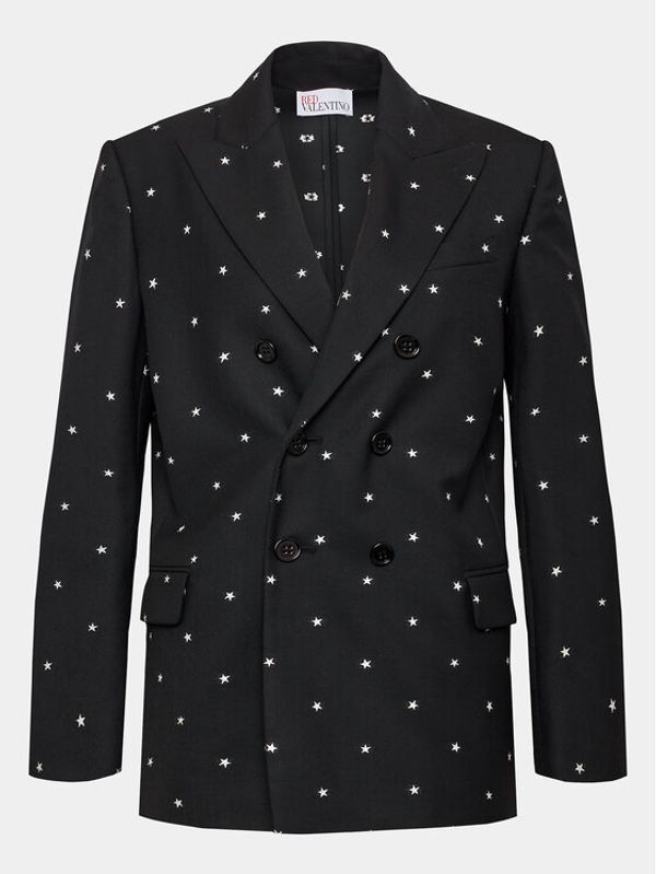 Red Valentino Red Valentino Sakoi 1R3CEC40 Crna Regular Fit