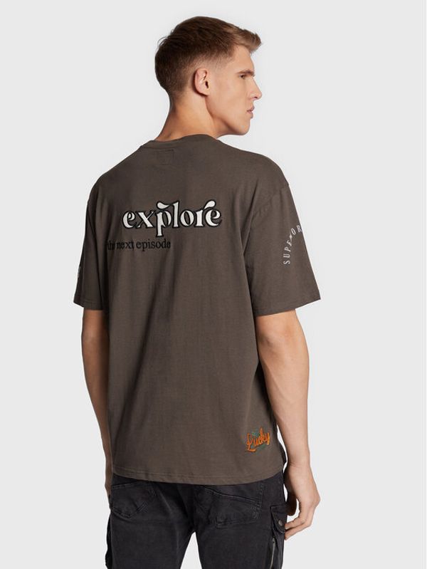 Redefined Rebel Redefined Rebel T-shirt Marlow 211115 Smeđa Regular Fit