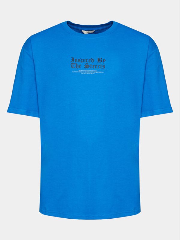 Redefined Rebel Redefined Rebel T-shirt Rafael 221165GOTS Plava Regular Fit