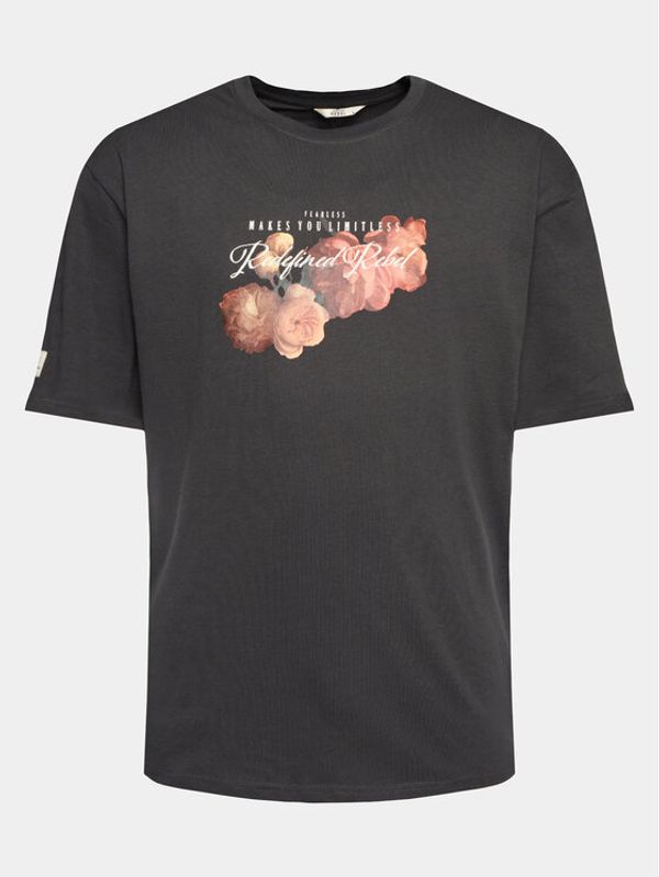 Redefined Rebel Redefined Rebel T-shirt Rafael 221165GOTS Siva Regular Fit