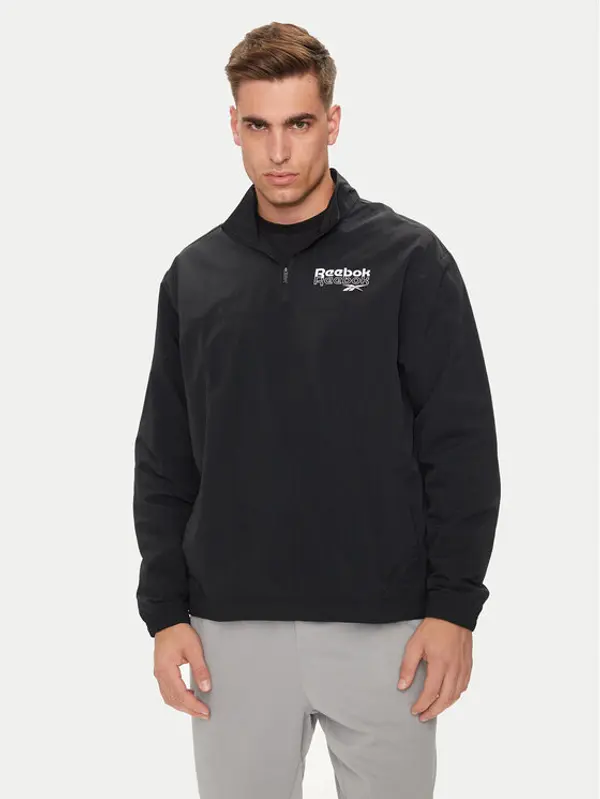 Reebok Reebok Anorak jakna Identity Brand Proud 100076463 Crna Regular Fit
