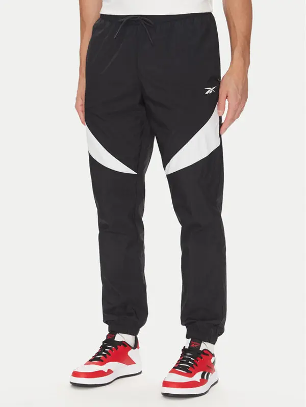 Reebok Reebok Donji dio trenerke 100223963 Crna Regular Fit