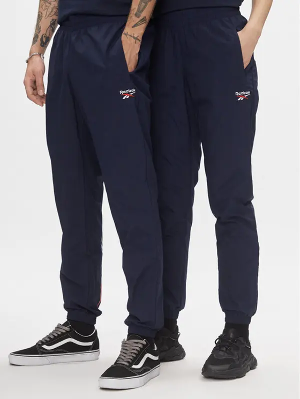 Reebok Reebok Donji dio trenerke Classics Vector Tracksuit Bottoms H54439 Plava Slim Fit