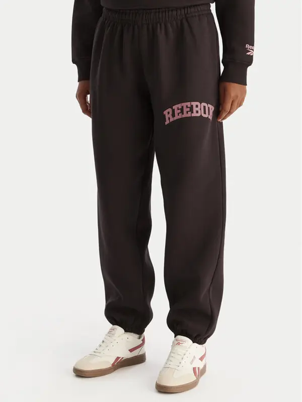 Reebok Reebok Donji dio trenerke Marvs RK25165CCW Smeđa Regular Fit